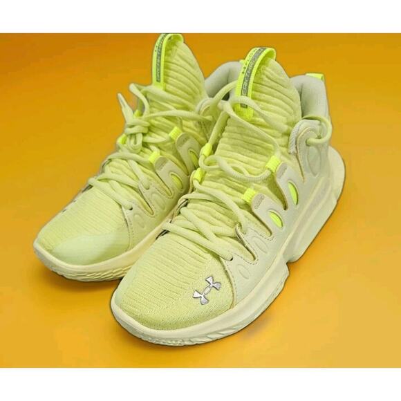 Under Armour Flow Breakthru 4 Womens Sonic Yellow 8.5 Regular 3026641-701 NIB - Picture 1 of 6